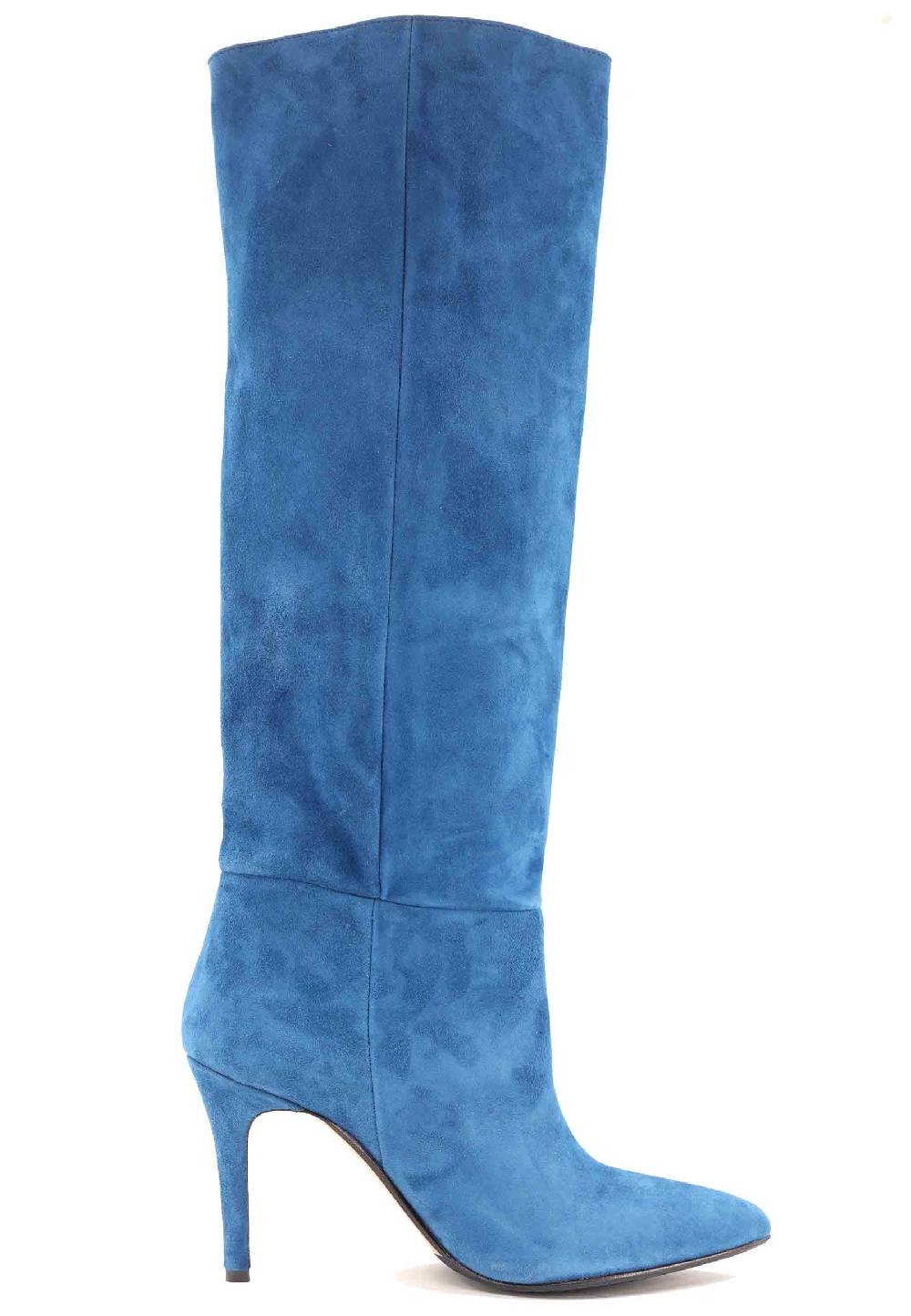 L'ARIANNA Stivali ST1242 da donna in camoscio blu L'ARIANNA Stivali ST1242 da donna in camoscio blu