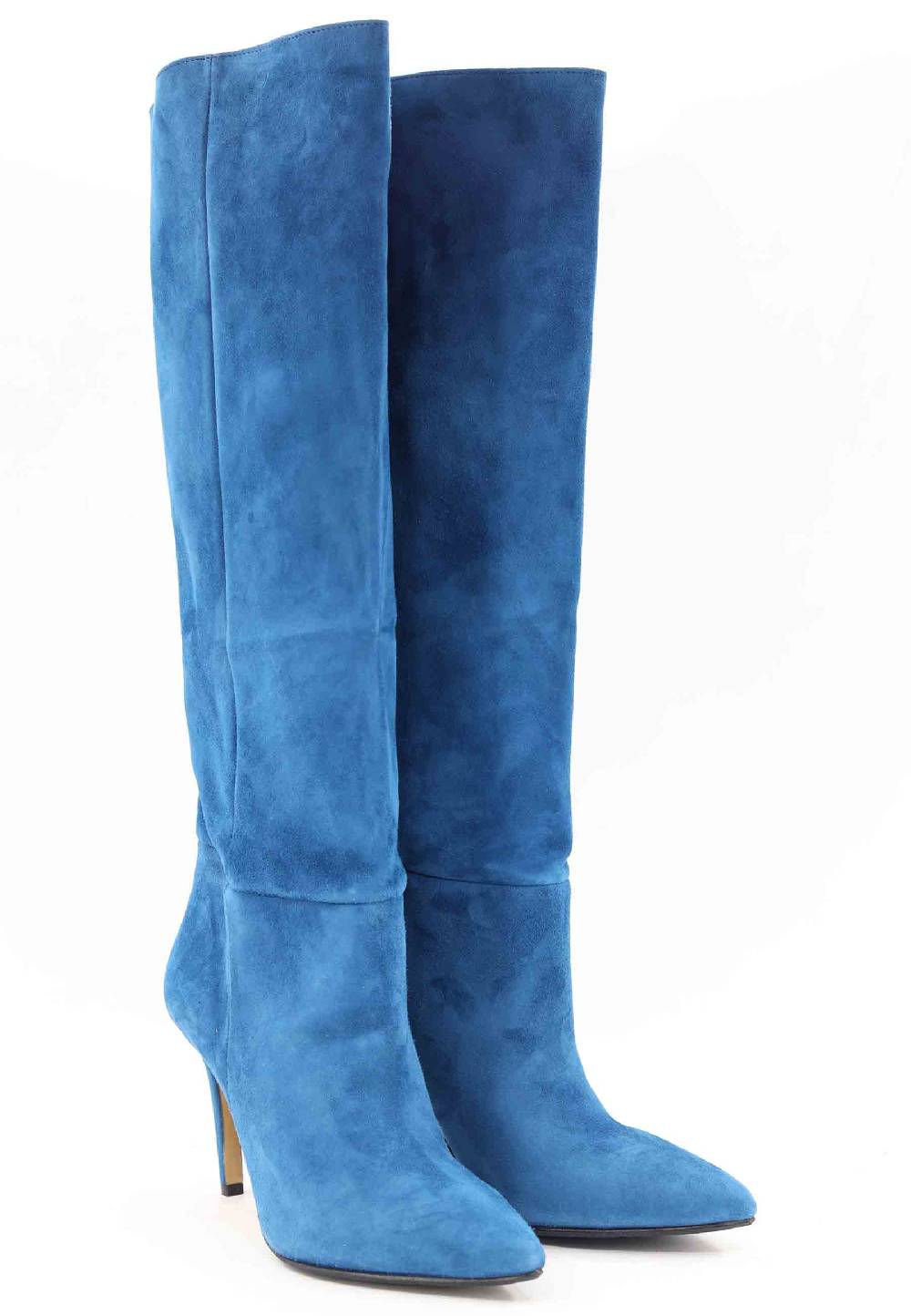 L'ARIANNA Stivali ST1242 da donna in camoscio blu Outlet