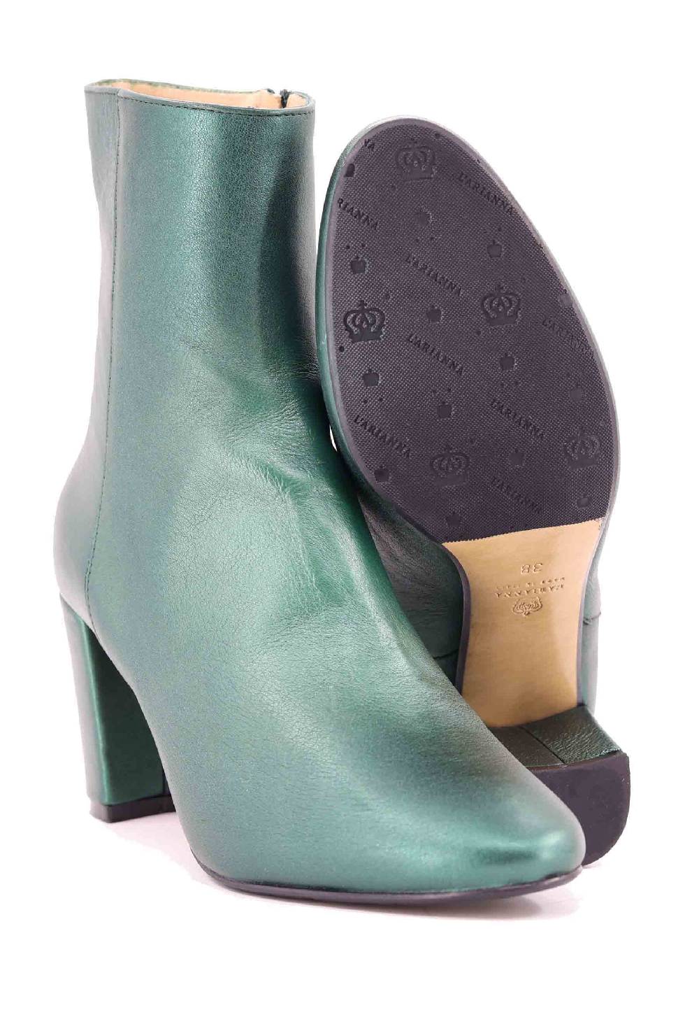 L'ARIANNA Stivaletti tr1692/g da donna in pelle laminta verde Negozi Online