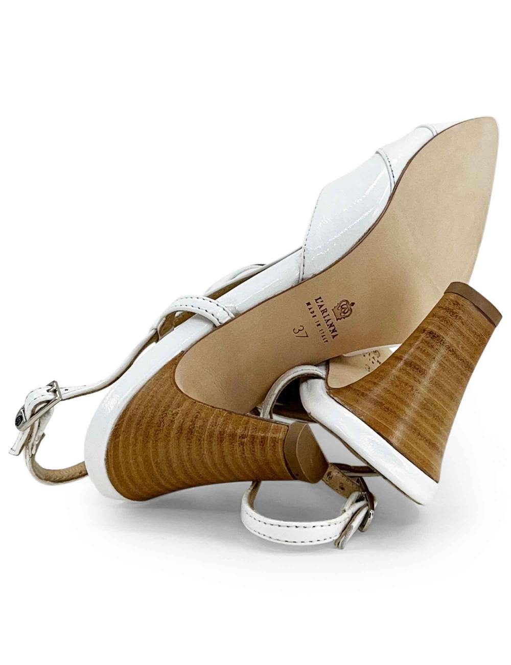 L'ARIANNA Decollete ch1758/c da donna in pelle lux bianco l'arianna Promozione Limitata