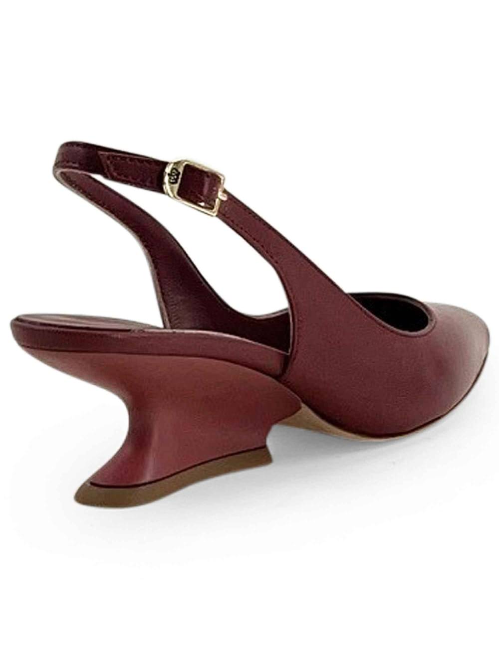 L'ARIANNA decollete ch1754/z slingback color COUTURE con tacco a zeppa l'arianna Affare Del Giorno
