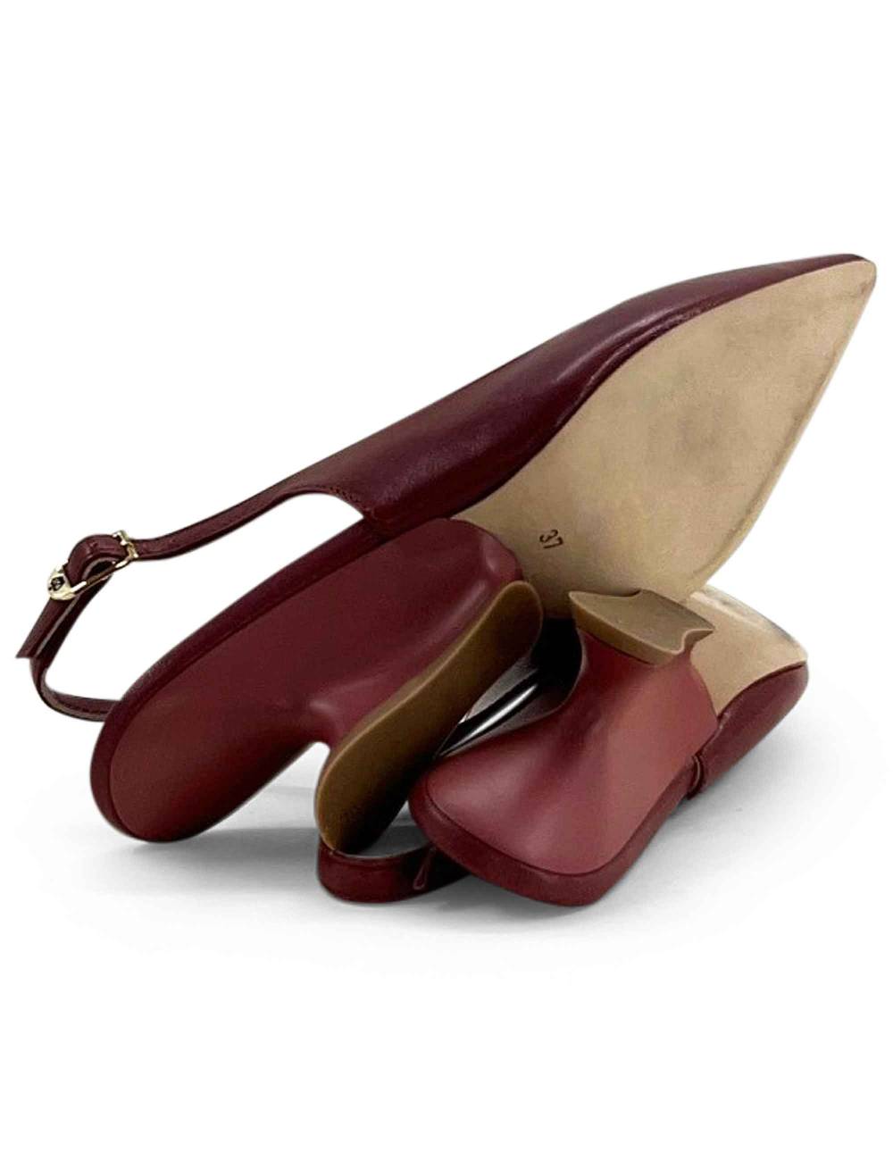 L'ARIANNA decollete ch1754/z slingback color COUTURE con tacco a zeppa l'arianna Affare Del Giorno
