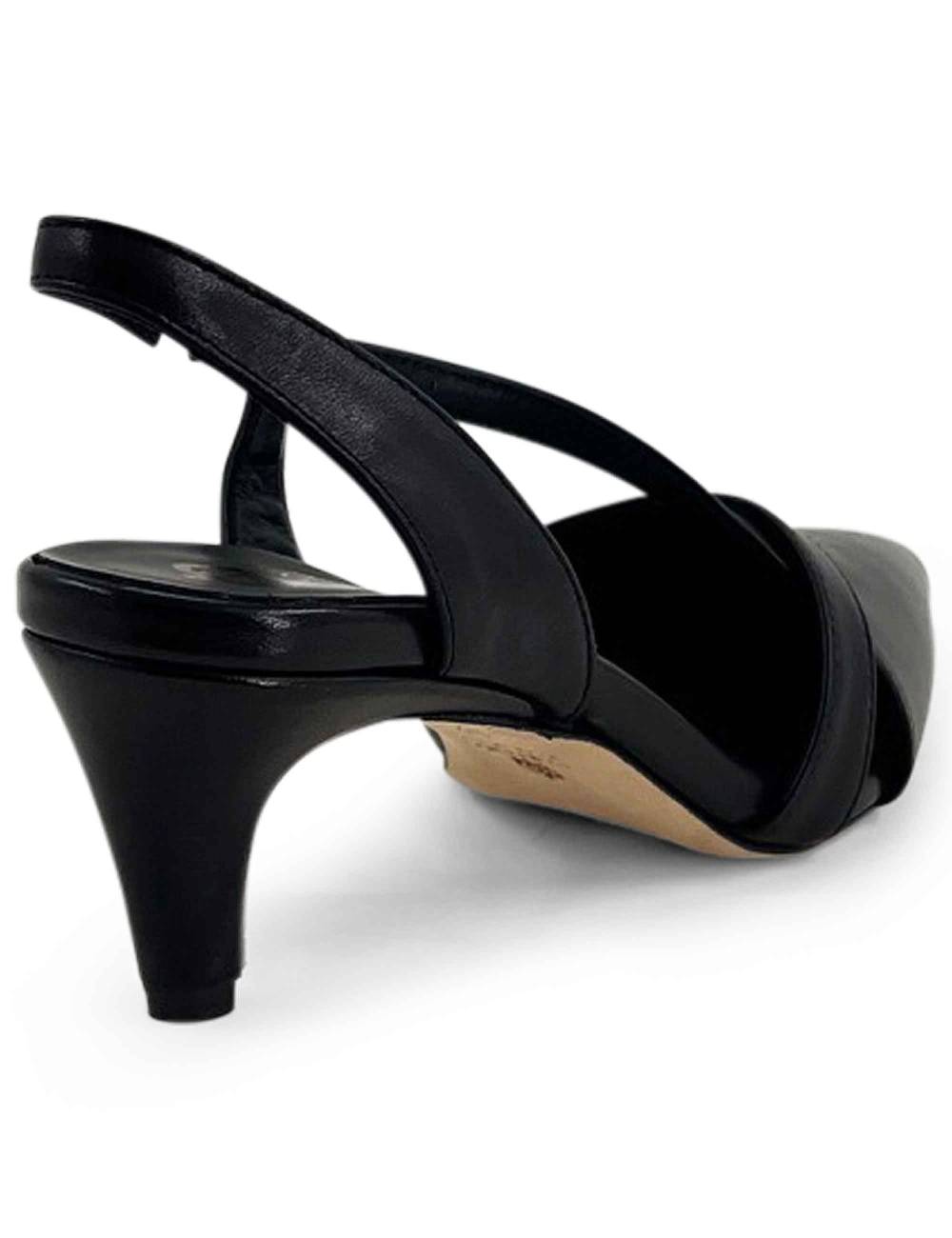 L'ARIANNA Decollete CH1721 da donna in pelle color nero Convenienza