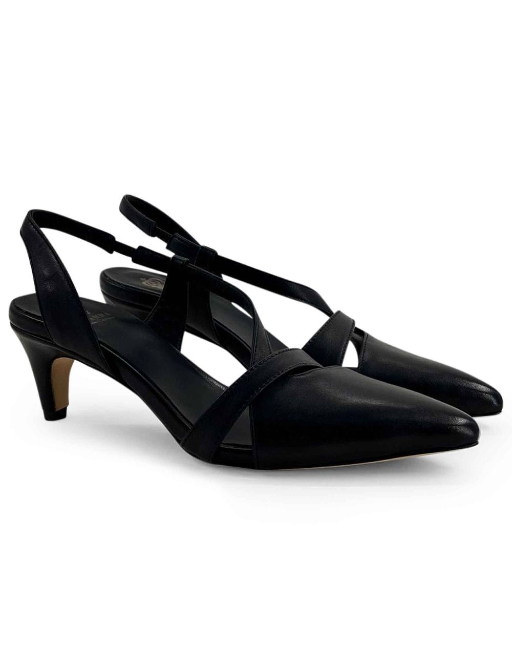 L'ARIANNA Decollete CH1721 da donna in pelle color nero Convenienza