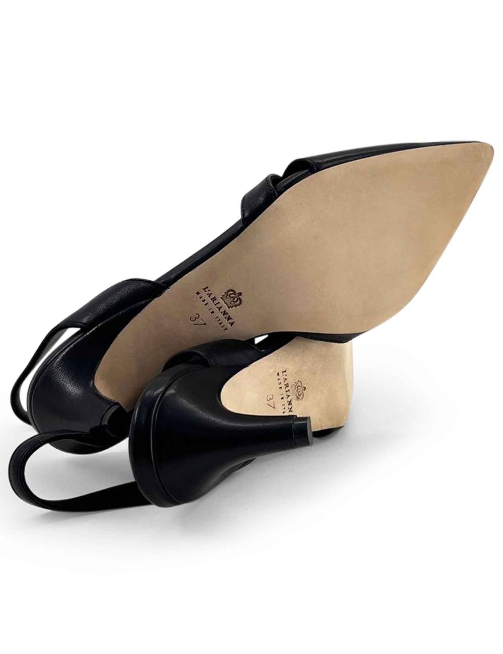 L'ARIANNA Decollete CH1721 da donna in pelle color nero Convenienza