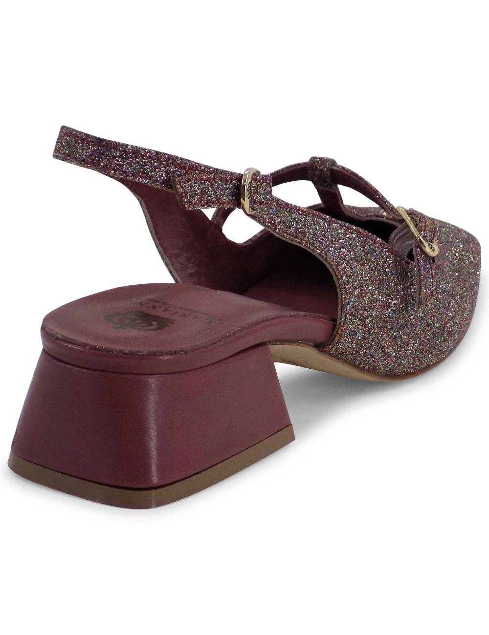 L'ARIANNA DECOLLETE CH1720/G IN TESSUTO GLITTER Sconto