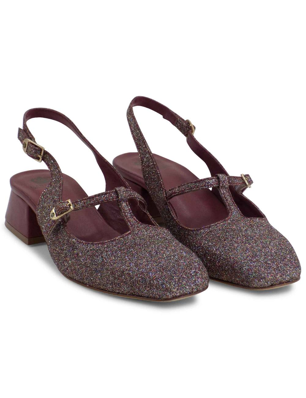 L'ARIANNA DECOLLETE CH1720/G IN TESSUTO GLITTER Sconto