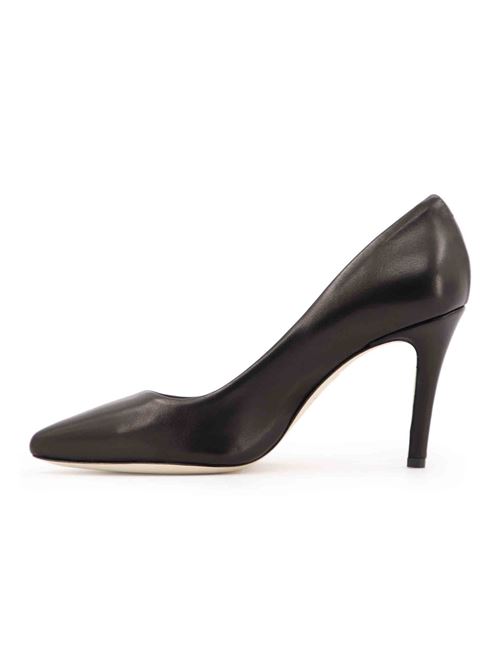L'ARIANNA Decollete DE1002 da donna in pelle nero con tacco alto Moda