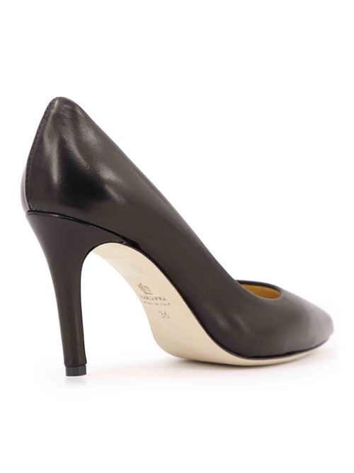 L'ARIANNA Decollete DE1002 da donna in pelle nero con tacco alto Moda