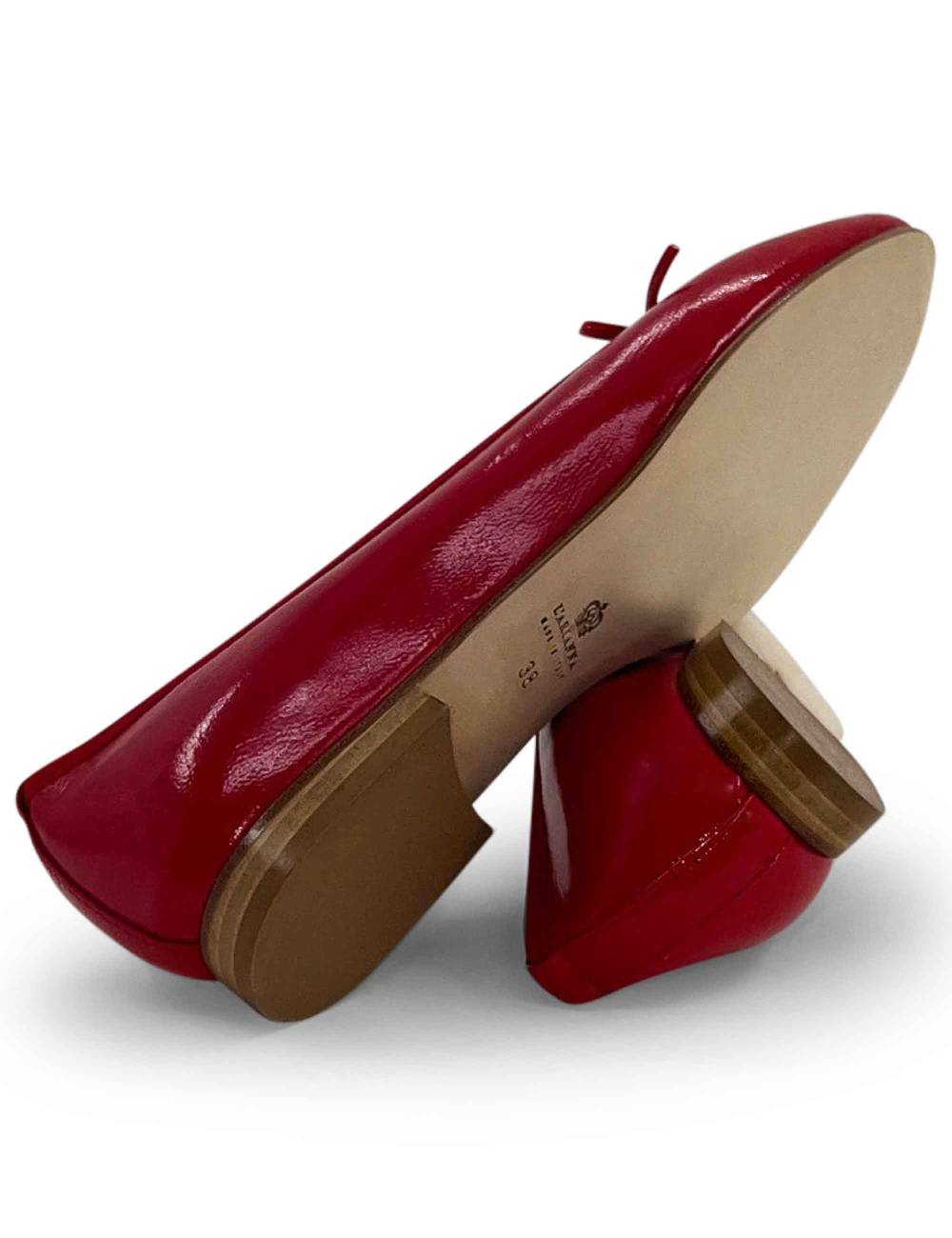 L'ARIANNA ballerina bl1705 in pelle lux rosso Online