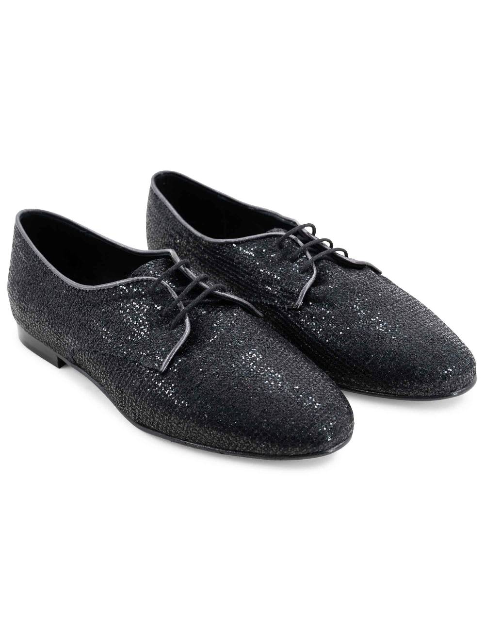 L'ARIANNA scarpina sc1706 donna in tessuto moon nero In Linea