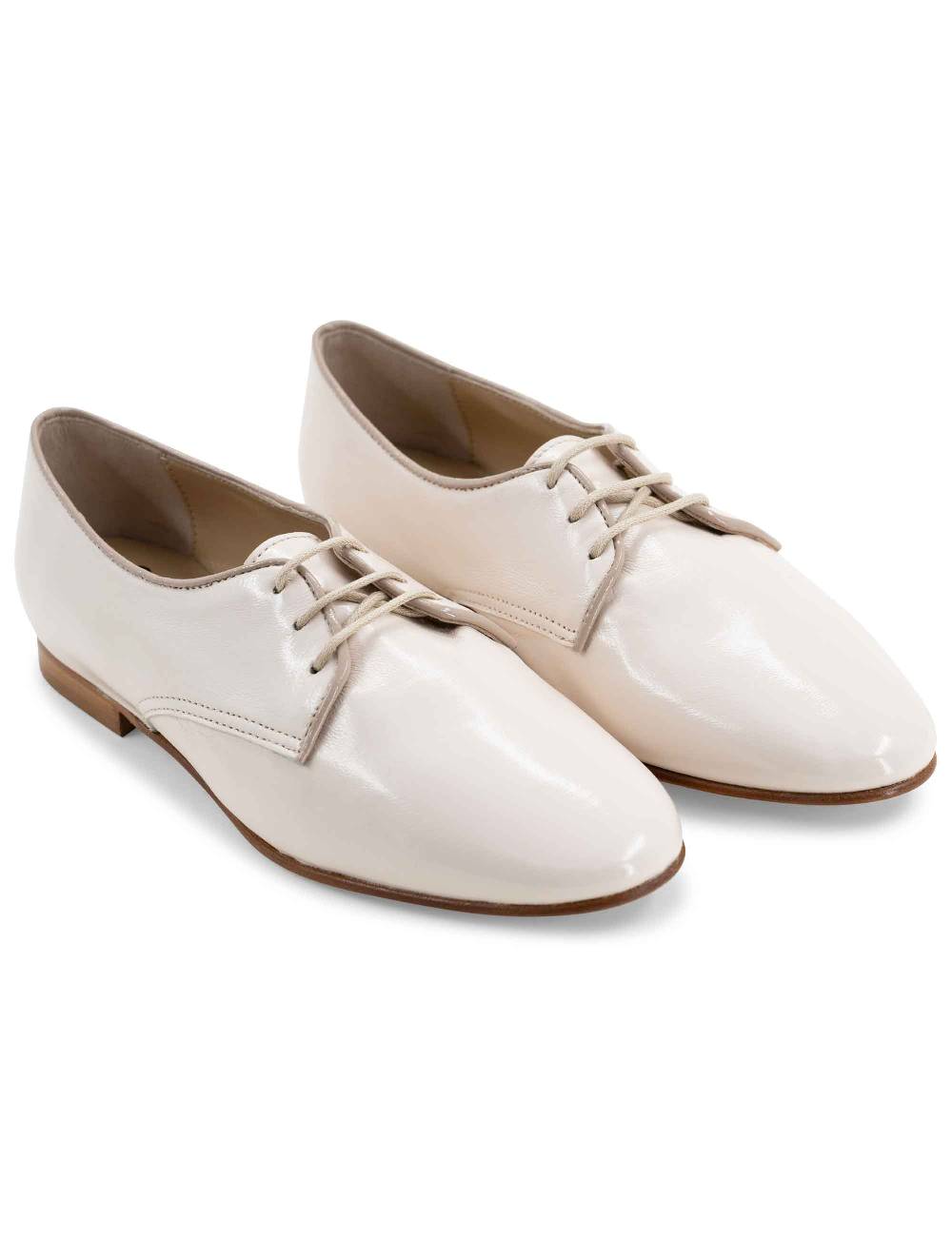 L'ARIANNA scarpina sc1706 donna in pelle lux vaniglia Nuovo