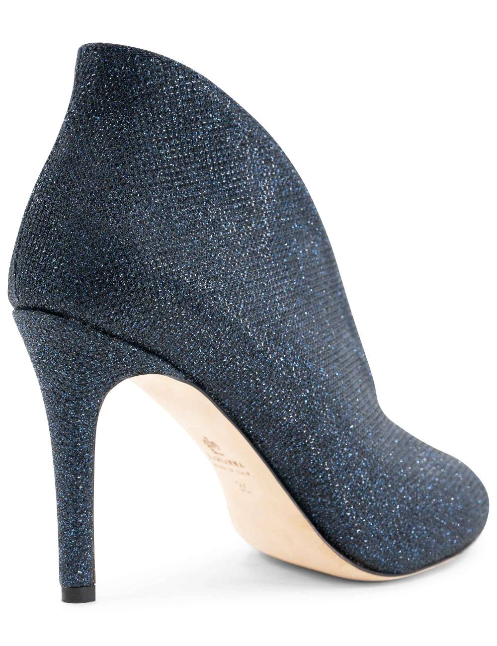 L'ARIANNA tronchetto sp8004 open toe donna intessuto luminor blu con tacco alto Negozio