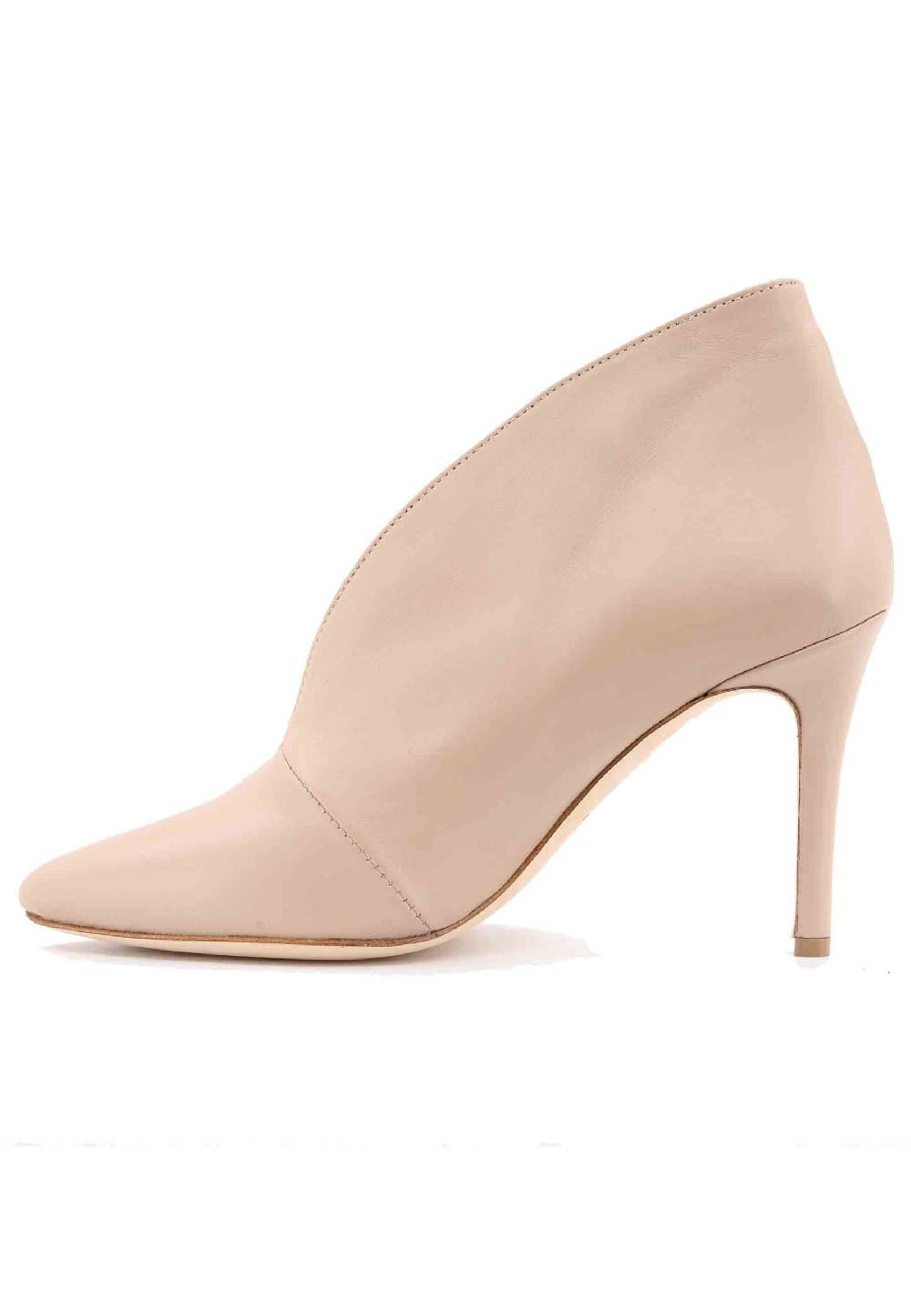 L'ARIANNA tronchetto TR8008 in pelle nude tacco alto In Saldo