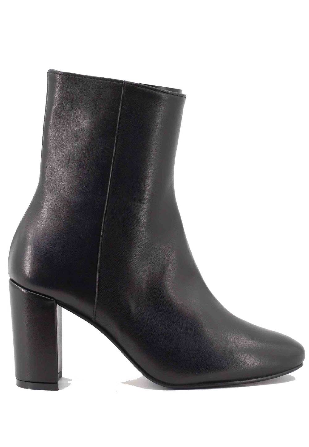 L'ARIANNA Stivaletti TR1692/G in pelle nera Pezzi Unici