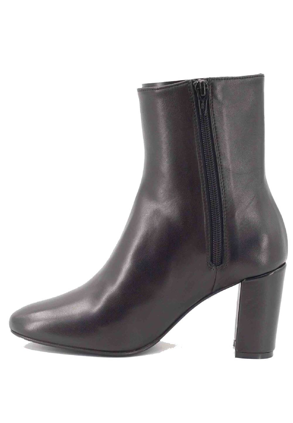L'ARIANNA Stivaletti TR1692/G in pelle nera Pezzi Unici