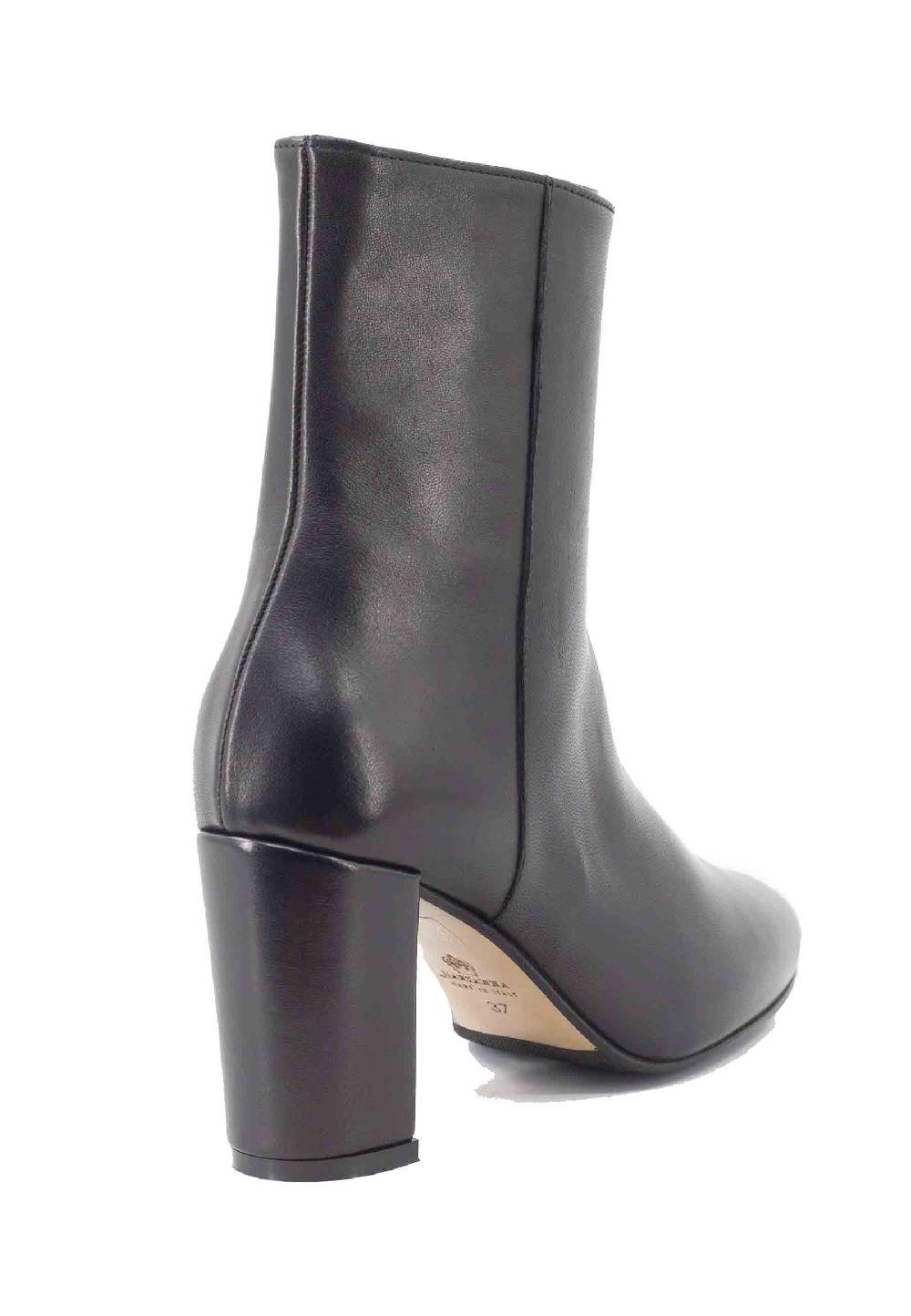 L'ARIANNA Stivaletti TR1692/G in pelle nera Pezzi Unici