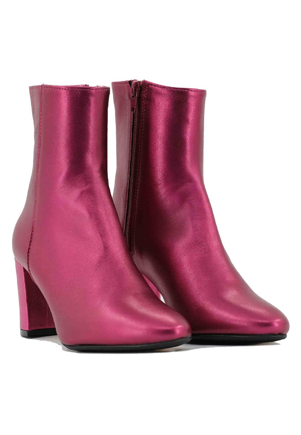 L'ARIANNA Stivaletti TR1692/G in pelle fuxia Affare Del Giorno