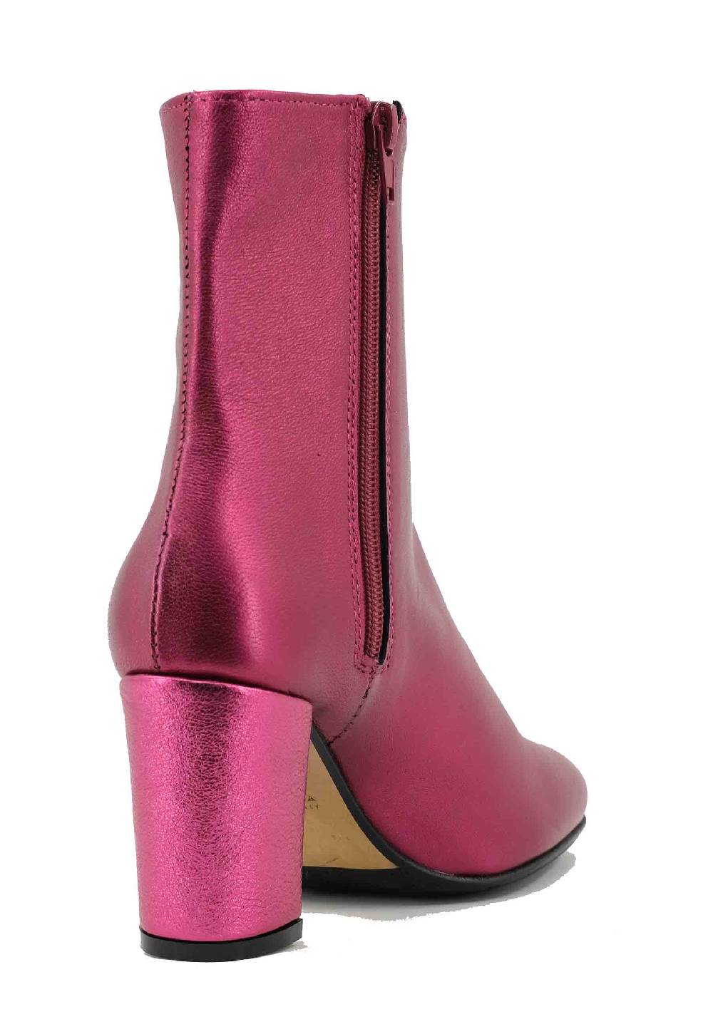 L'ARIANNA Stivaletti TR1692/G in pelle fuxia Affare Del Giorno