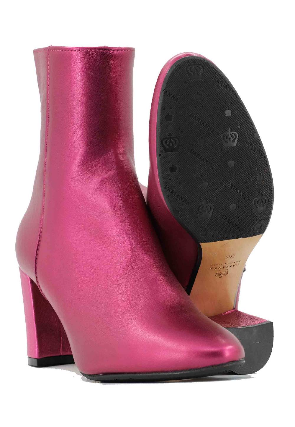 L'ARIANNA Stivaletti TR1692/G in pelle fuxia Affare Del Giorno