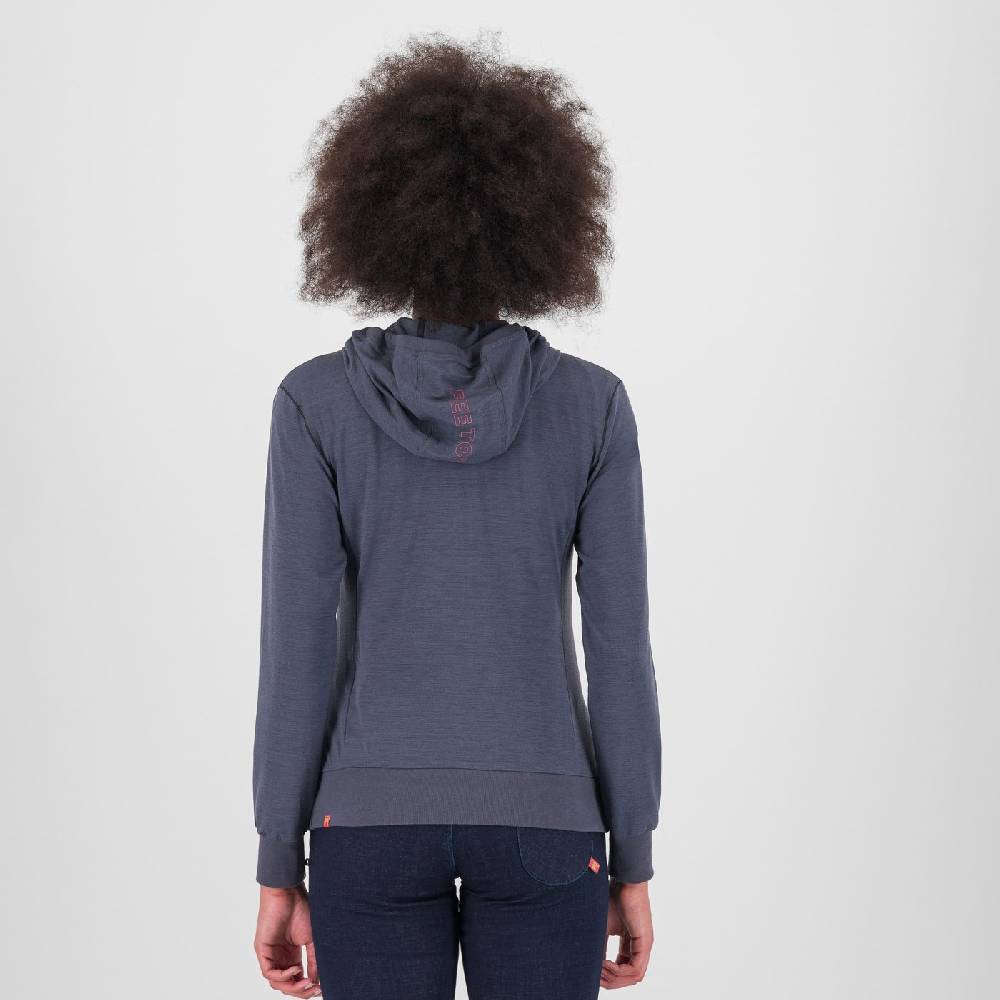 Karpos COPPOLO MERINO W FULL ZIP HOODIE Saldi Di Fabbrica