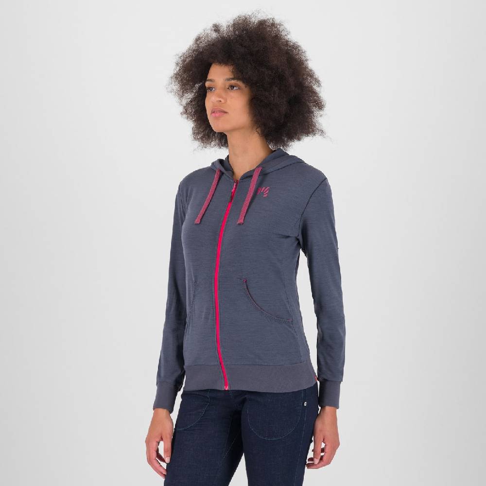 Karpos COPPOLO MERINO W FULL ZIP HOODIE Saldi Di Fabbrica