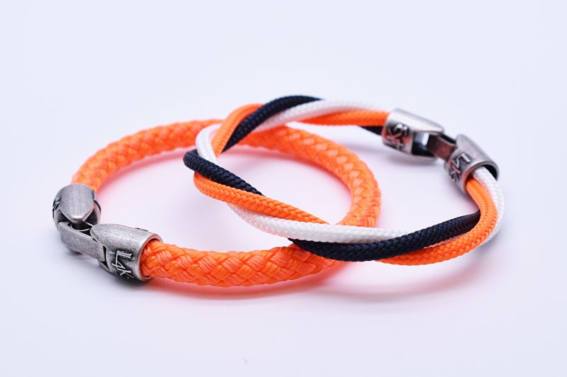 L4k3 MUST 15 - Bianco - Arancio Fluo - Blue Navy / Arancio Fluo