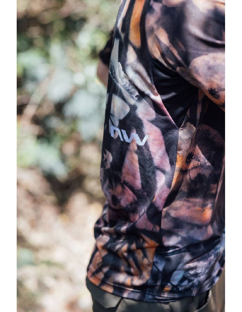 Northwave BOMB FLOWER MAGLIA MANICHE CORTE Qualità