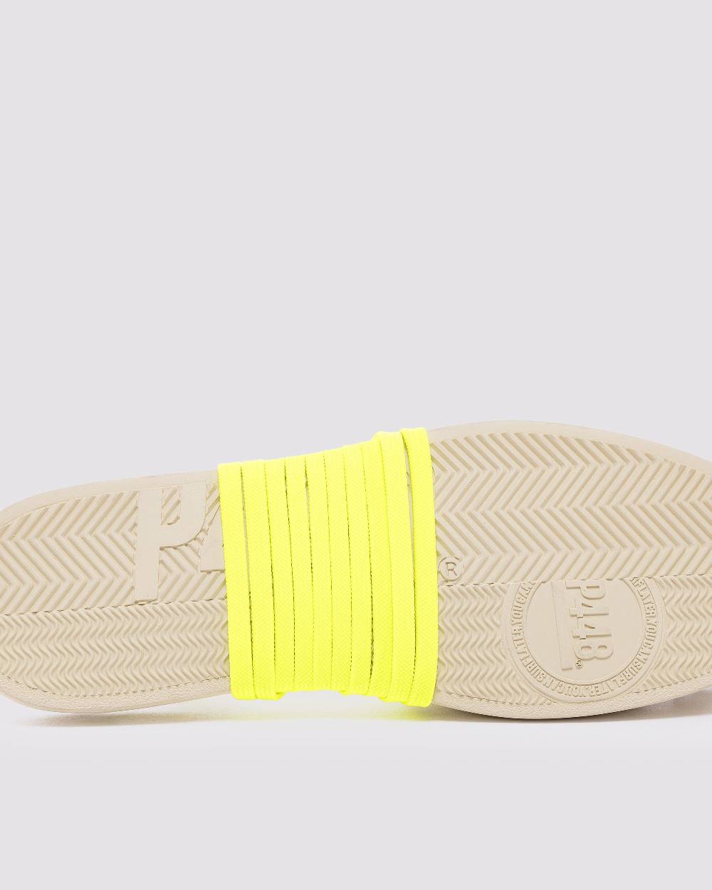 P448 Shoelaces Fluo Yellow Italy