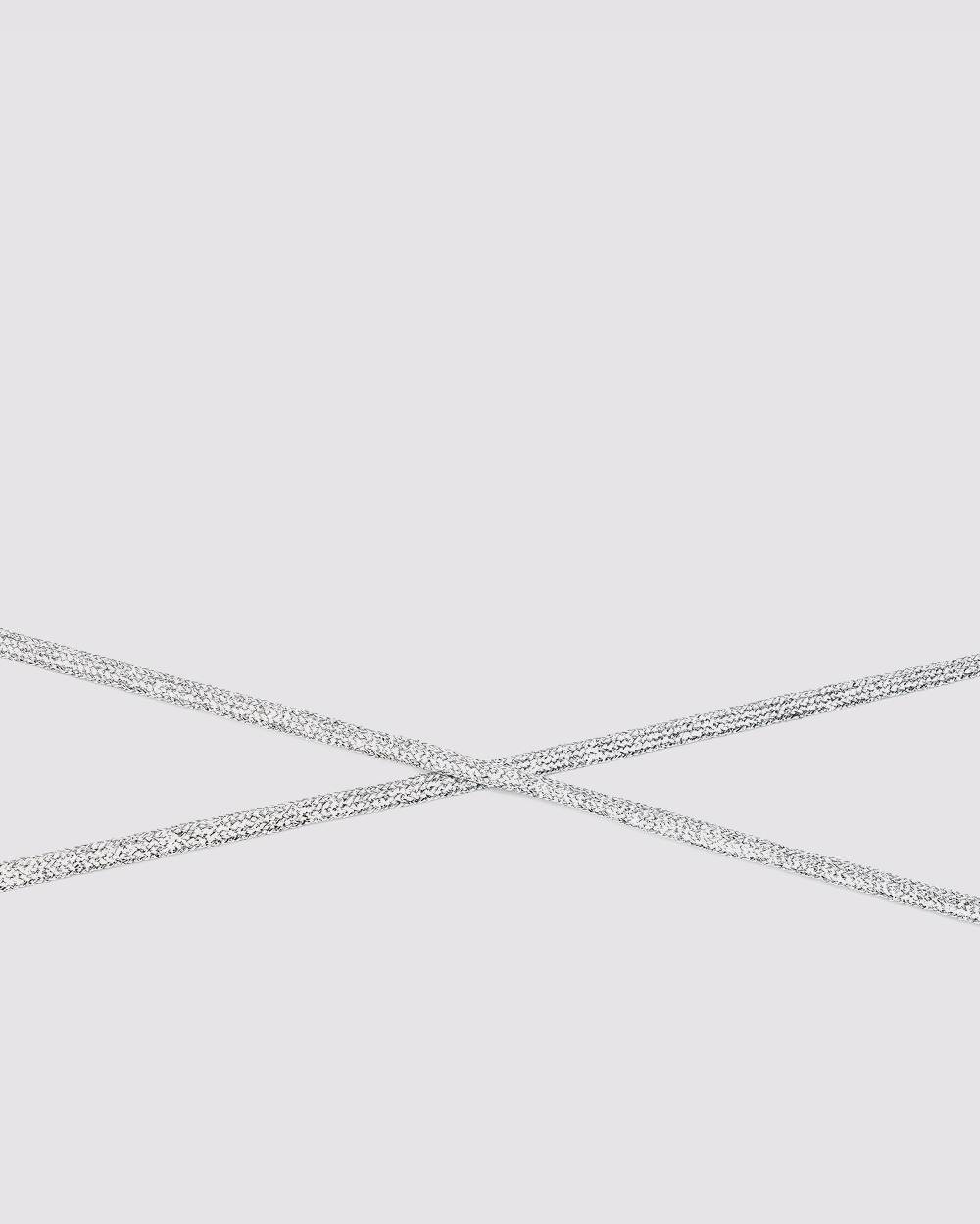 P448 Shoelaces Silver Sottocosto