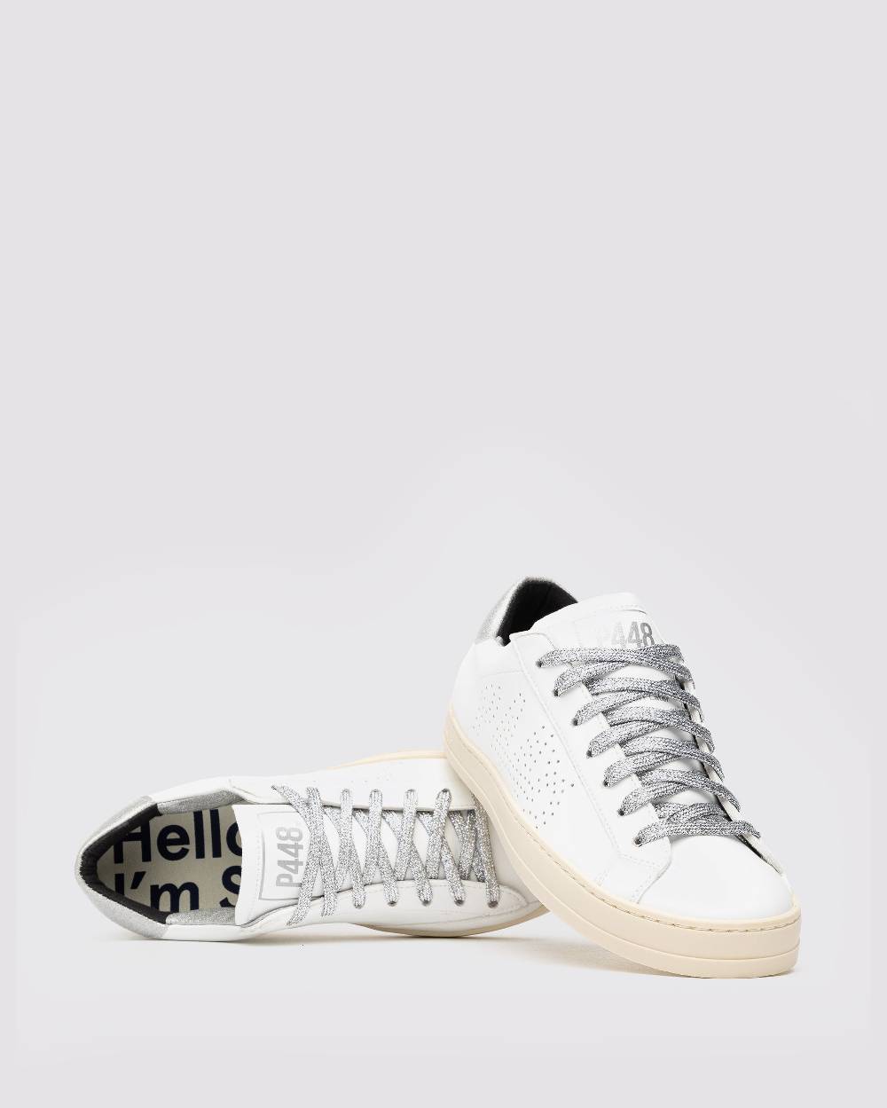 P448 Shoelaces Silver Sottocosto