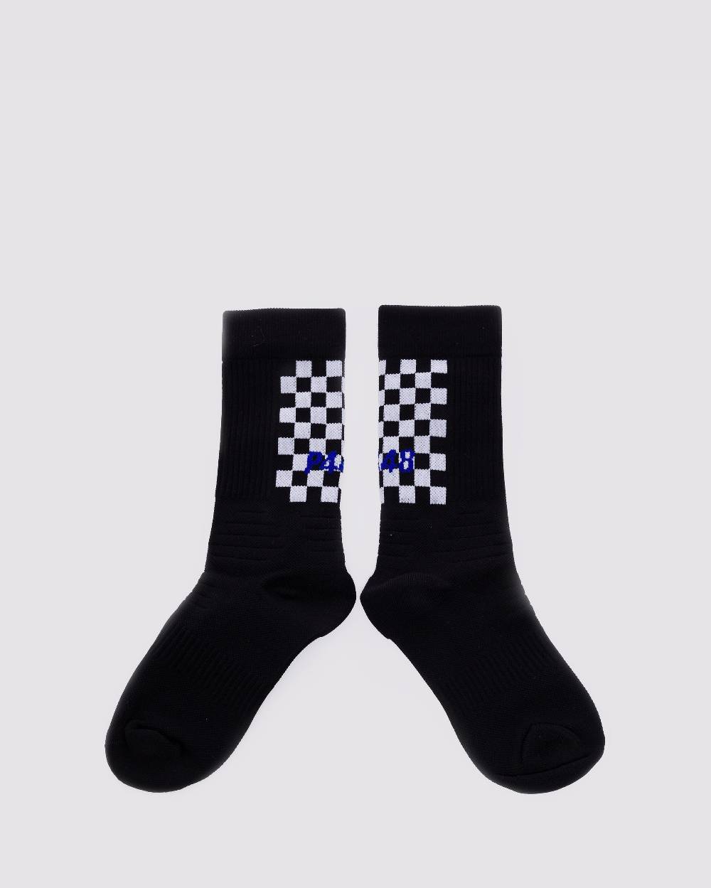 P448 Socks Black/Check Moda