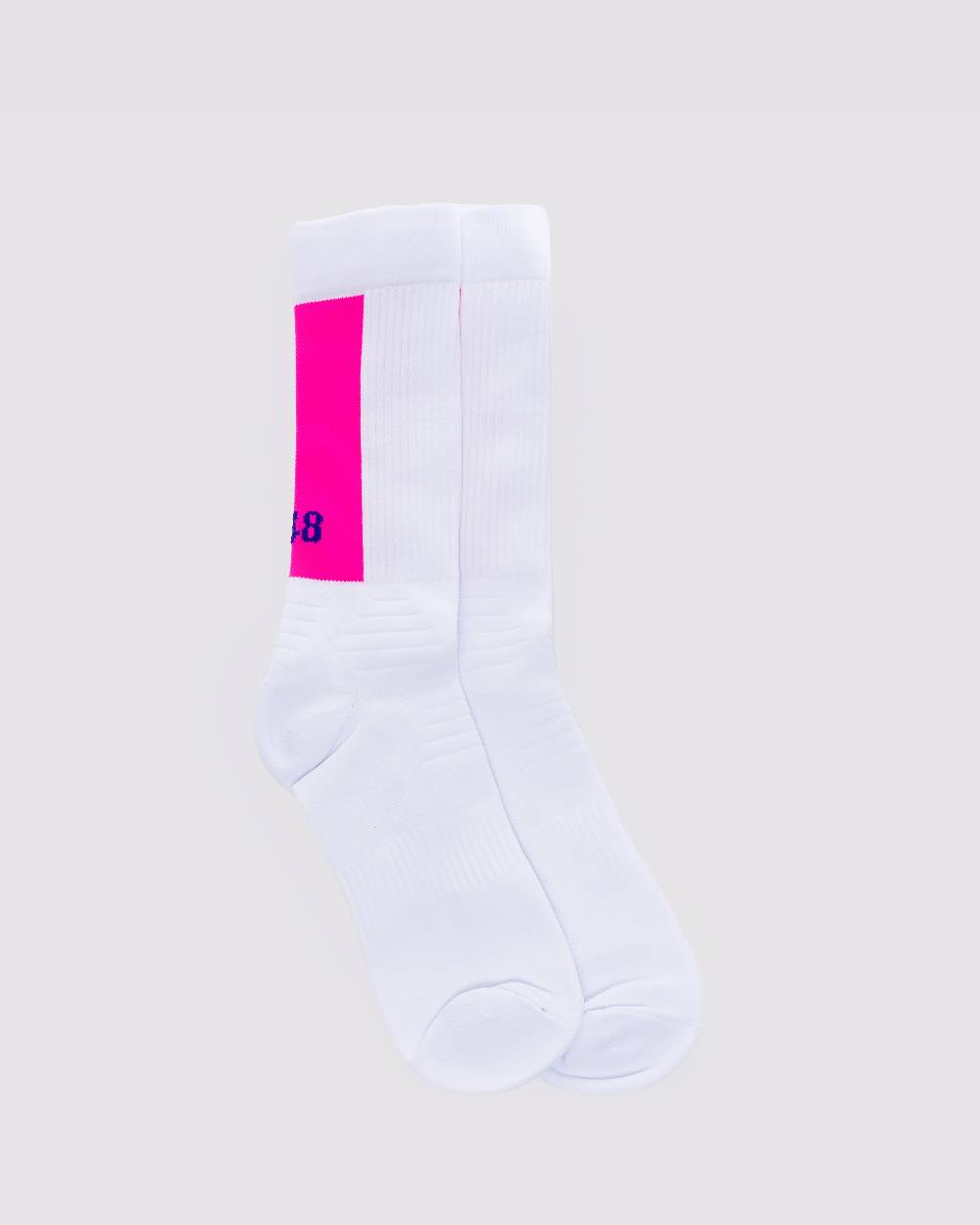P448 Socks White/Pink Italia