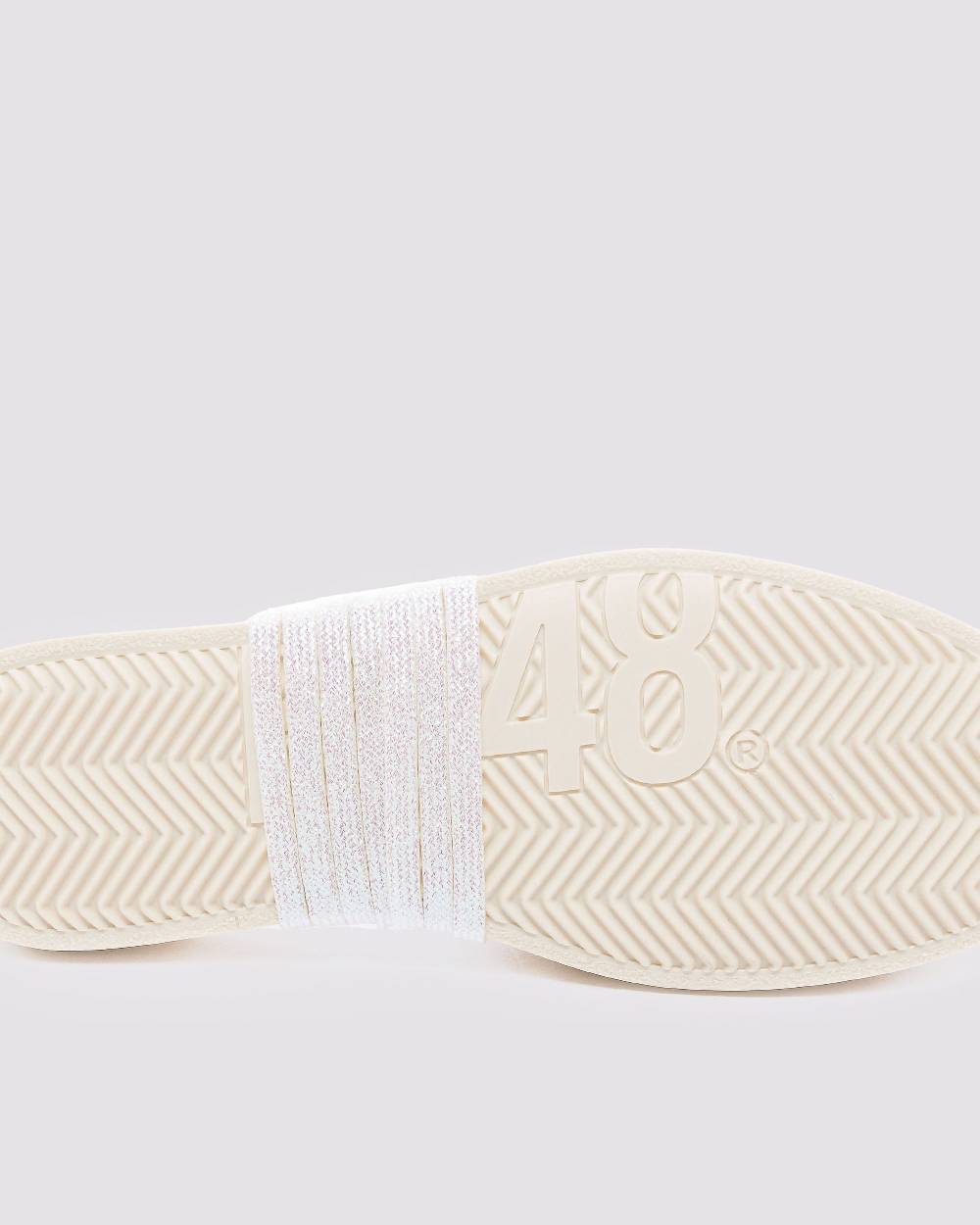 P448 Shoelaces White/Glitter Spedizione Gratuita