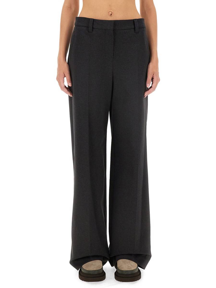 BRUNELLO CUCINELLI PANTALONE WIDE LEG Vendita Economica