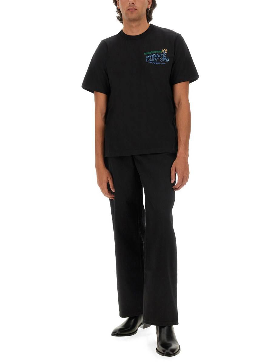 CASABLANCA T-SHIRT CON STAMPA Fino Al -60%