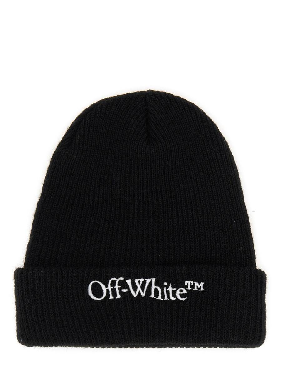 OFF-WHITE CAPPELLO BEANIE CON LOGO Qualità