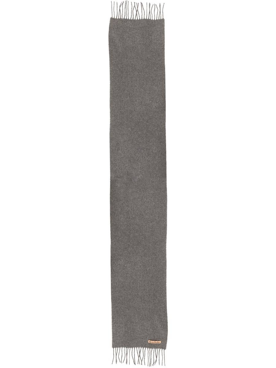 ACNE STUDIOS SCIARPA IN LANA CON LOGO