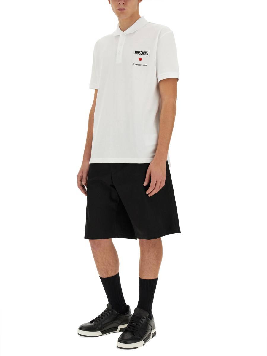 MOSCHINO POLO CON LOGO 2025