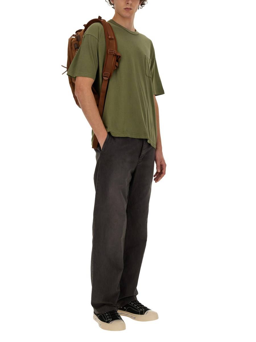 VISVIM T-SHIRT IN COTONE E SETA Negozi Online