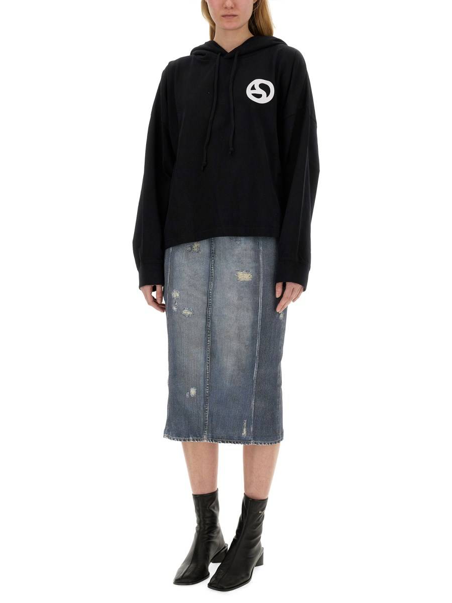 ACNE STUDIOS FELPA CON CAPPUCCIO Offerta