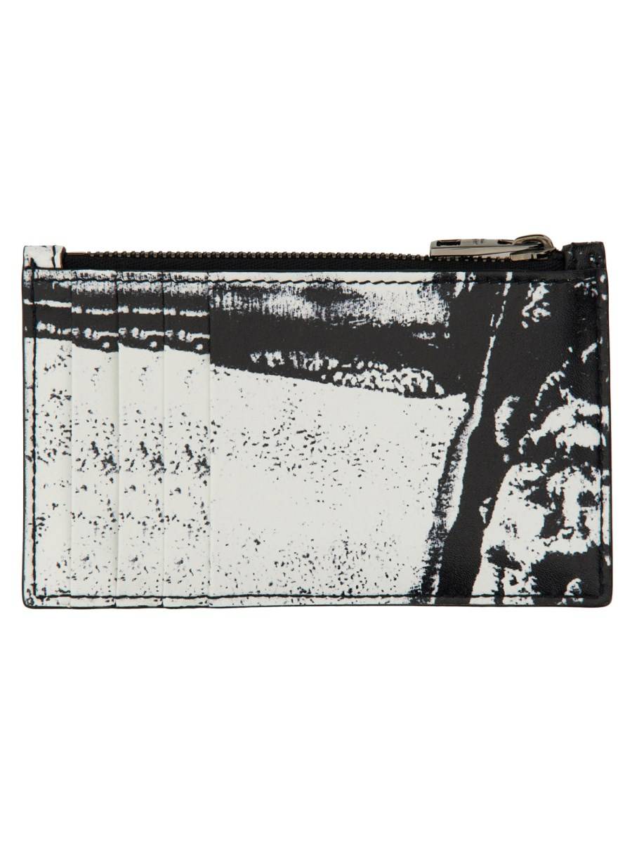 ALEXANDER McQUEEN PORTACARTE CON LOGO Vendite Flash
