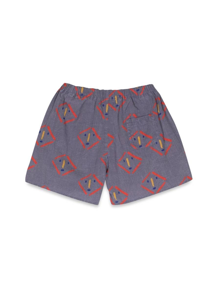 BOBO CHOSES masks all over woven shorts Online