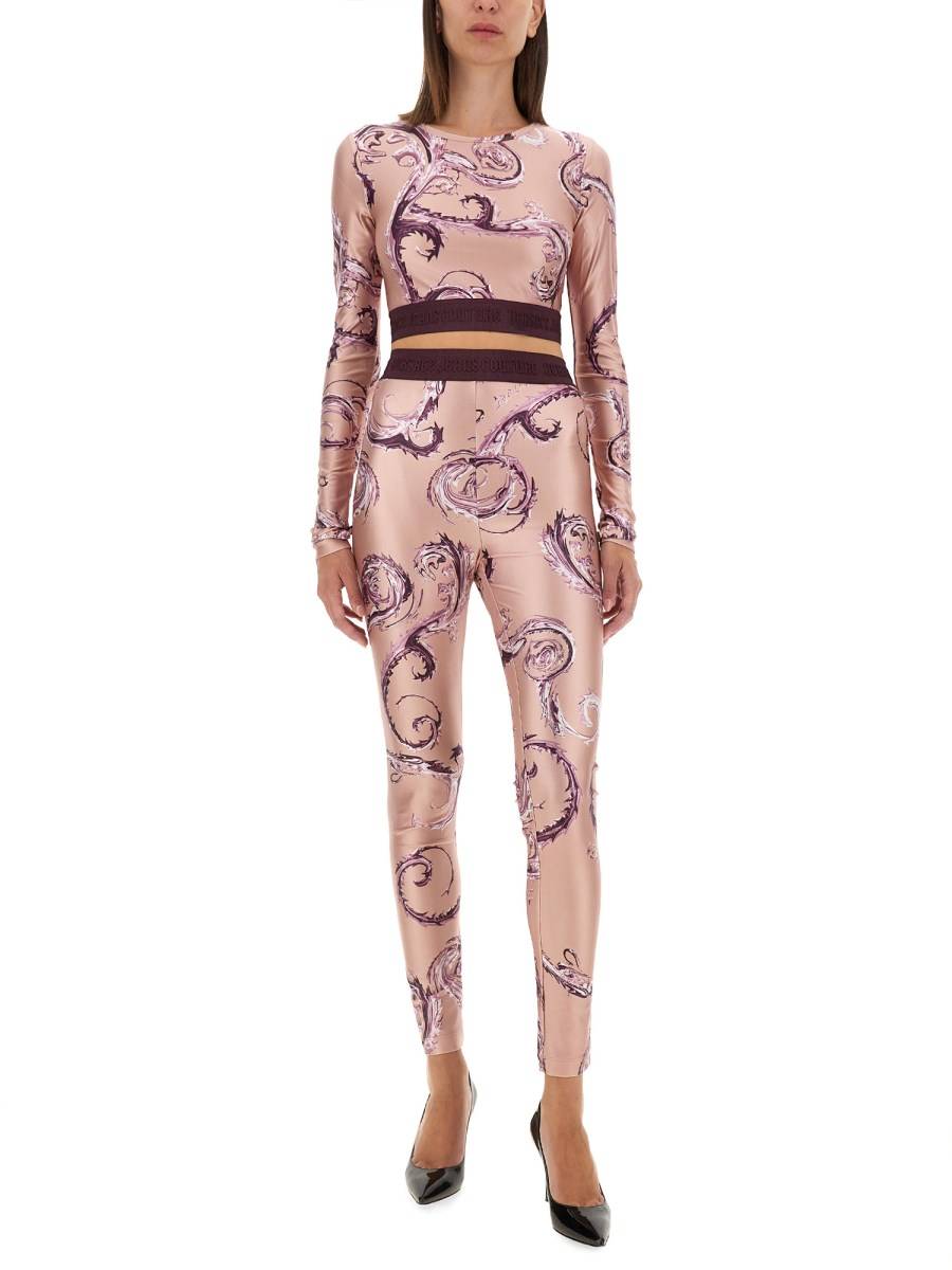 VERSACE JEANS COUTURE TOP CROPPED Promozione