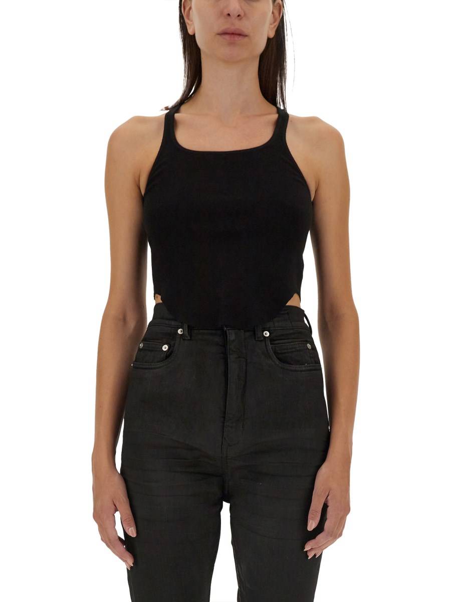 RICK OWENS DRKSHDW TANK TOP CROPPED Promozione Limitata