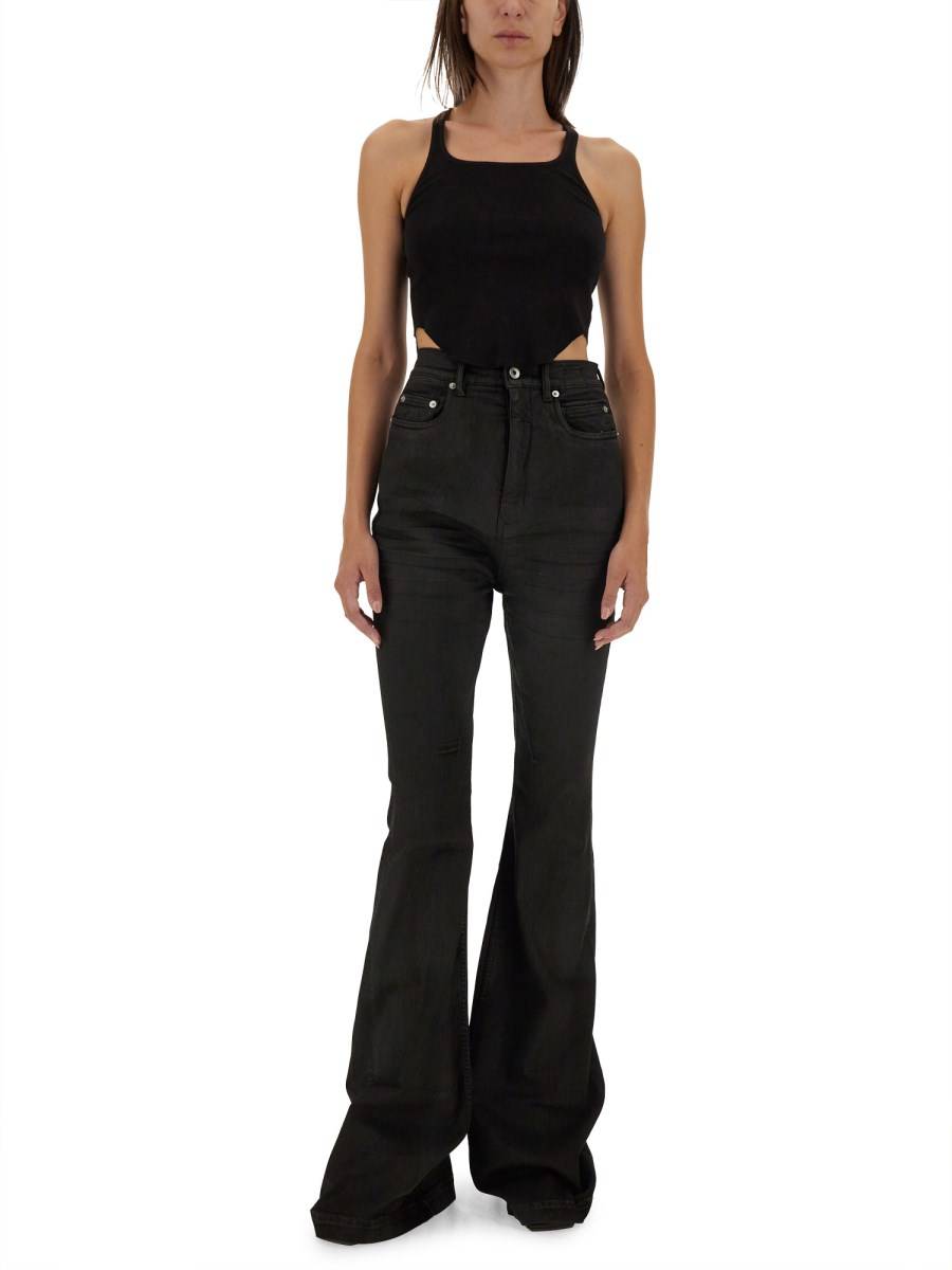 RICK OWENS DRKSHDW TANK TOP CROPPED Promozione Limitata