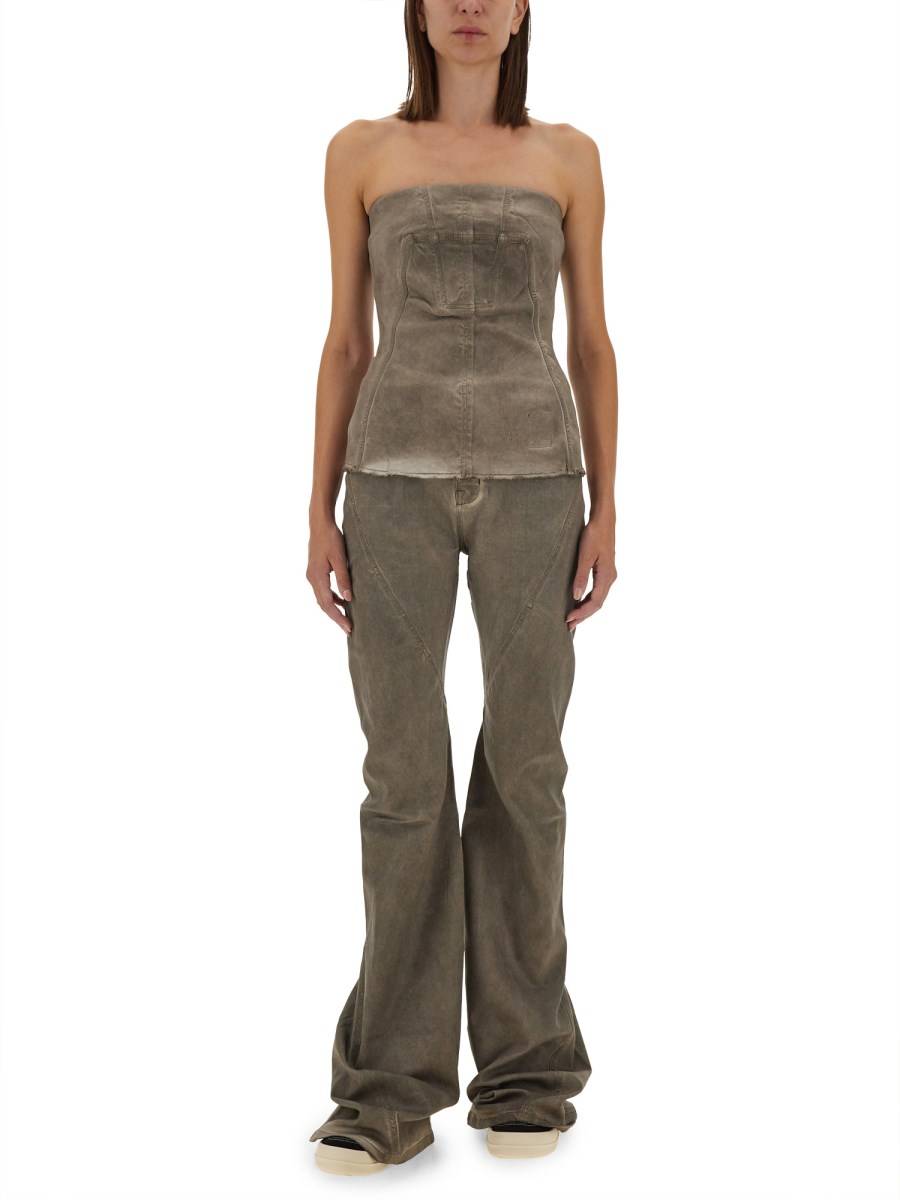 RICK OWENS DRKSHDW TOP BUSTIER Fino Al -60%