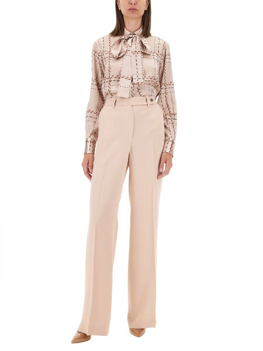 KITON PANTALONE IN SATIN Convenienza