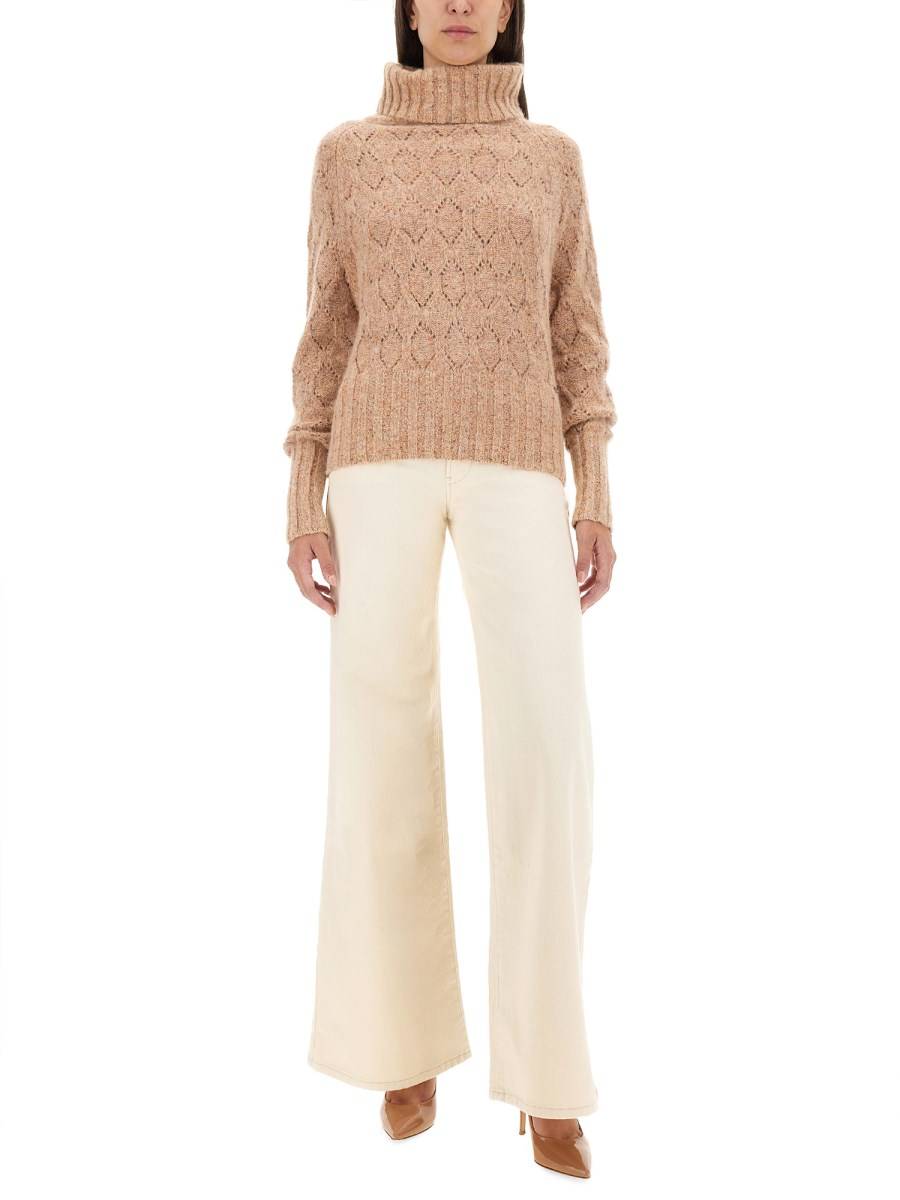 KITON MAGLIA IN MISTO LANA CON COLLO ALTO In Vendita