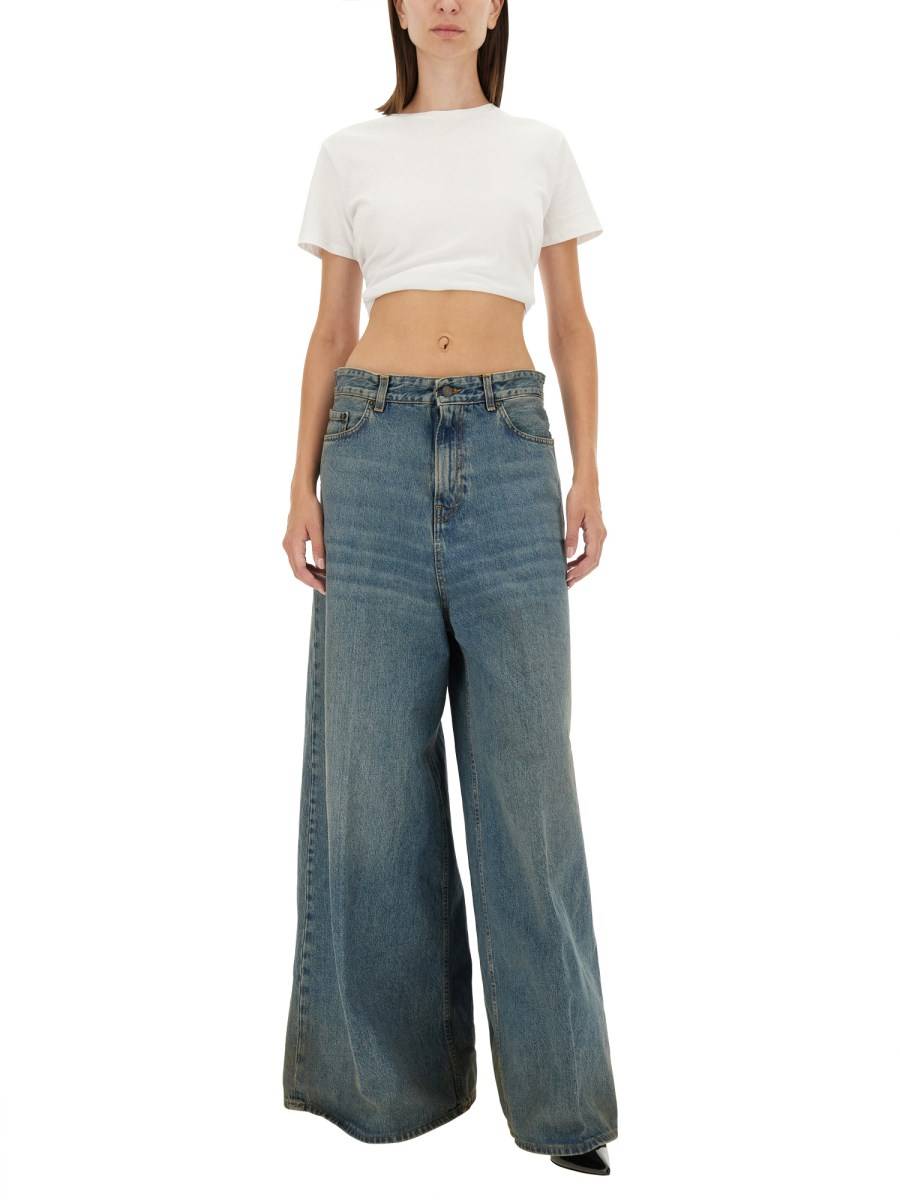 HAIKURE JEANS BIG BETHANY IN DENIM DI COTONE Vendita Calda